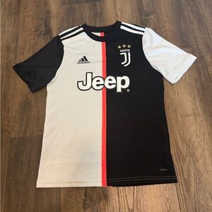 JUVENTUS FC ITALY 2019/2020 HOME FUTBOL SOCCER JERSEY ADIDAS SIZE YL YOUTH L